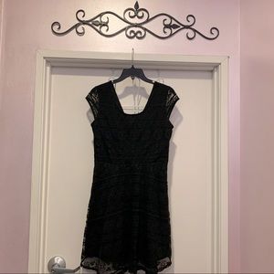 Xhiliration lace skater dress